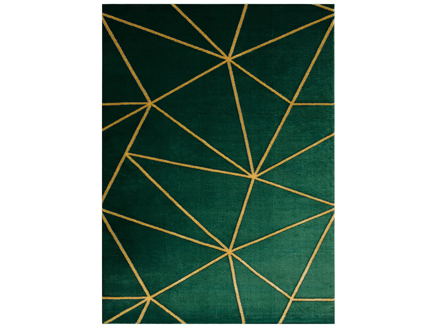 Tapis EMERALD exclusif 1013 glamour, élégant géométrique bouteille 120x170 cm