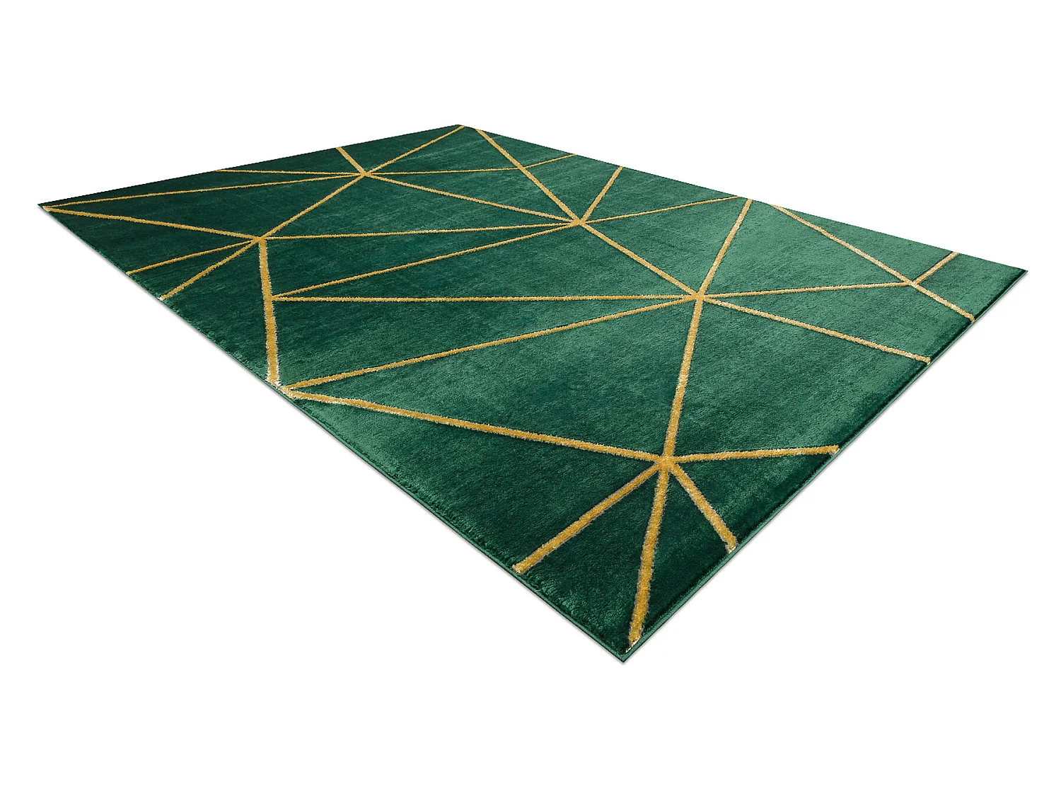 Tapis EMERALD exclusif 1013 glamour, élégant géométrique bouteille 120x170 cm