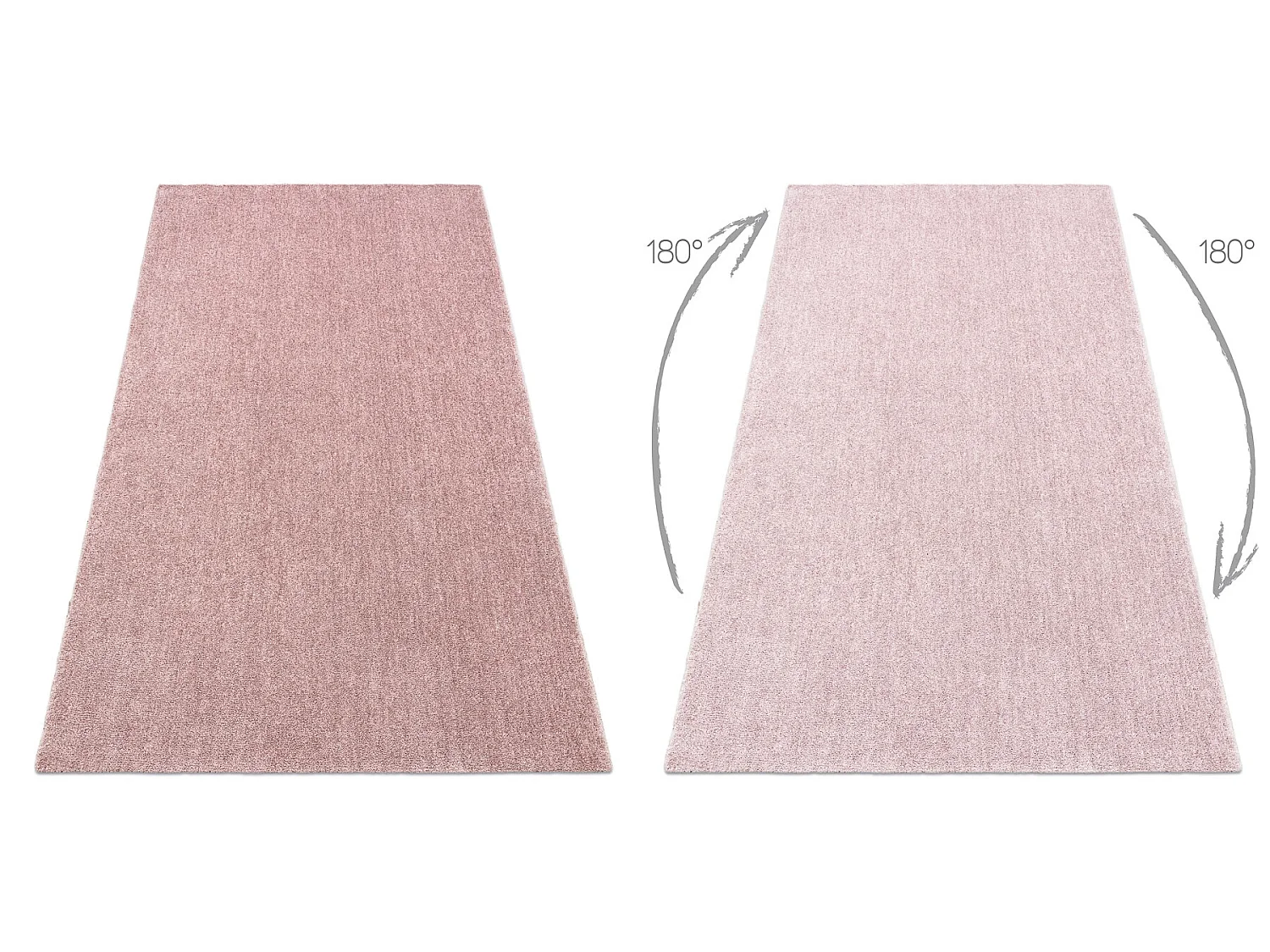 Modern Tapijt Wasbaar , LATIO 71351022 vuil rozekleuring 140x200 cm