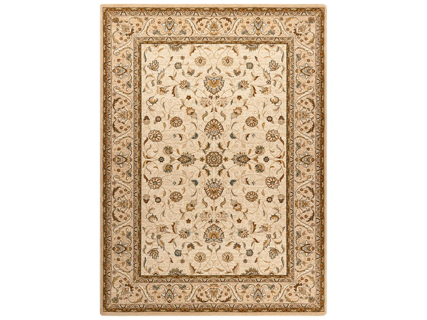 Tapijt OMEGA ARIES bloemen parel 135x200 cm