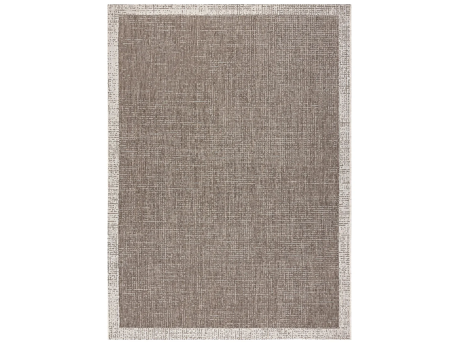 TEPPICH SIZAL FLOORLUX 20401 Rahmen taupe / champagner  140x200 cm
