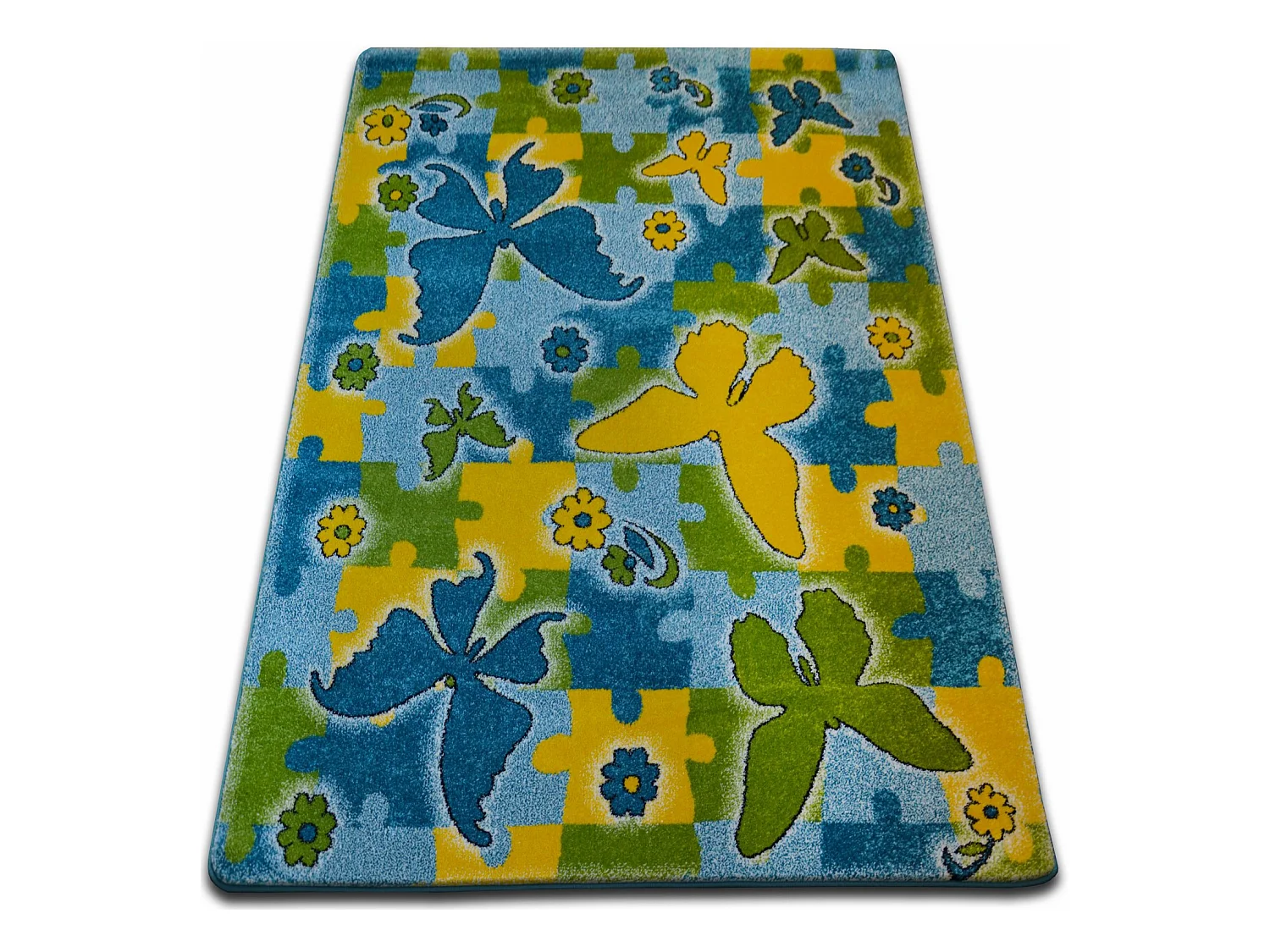 Tapijt KIDS Vlinder blauw C429 120x170 cm
