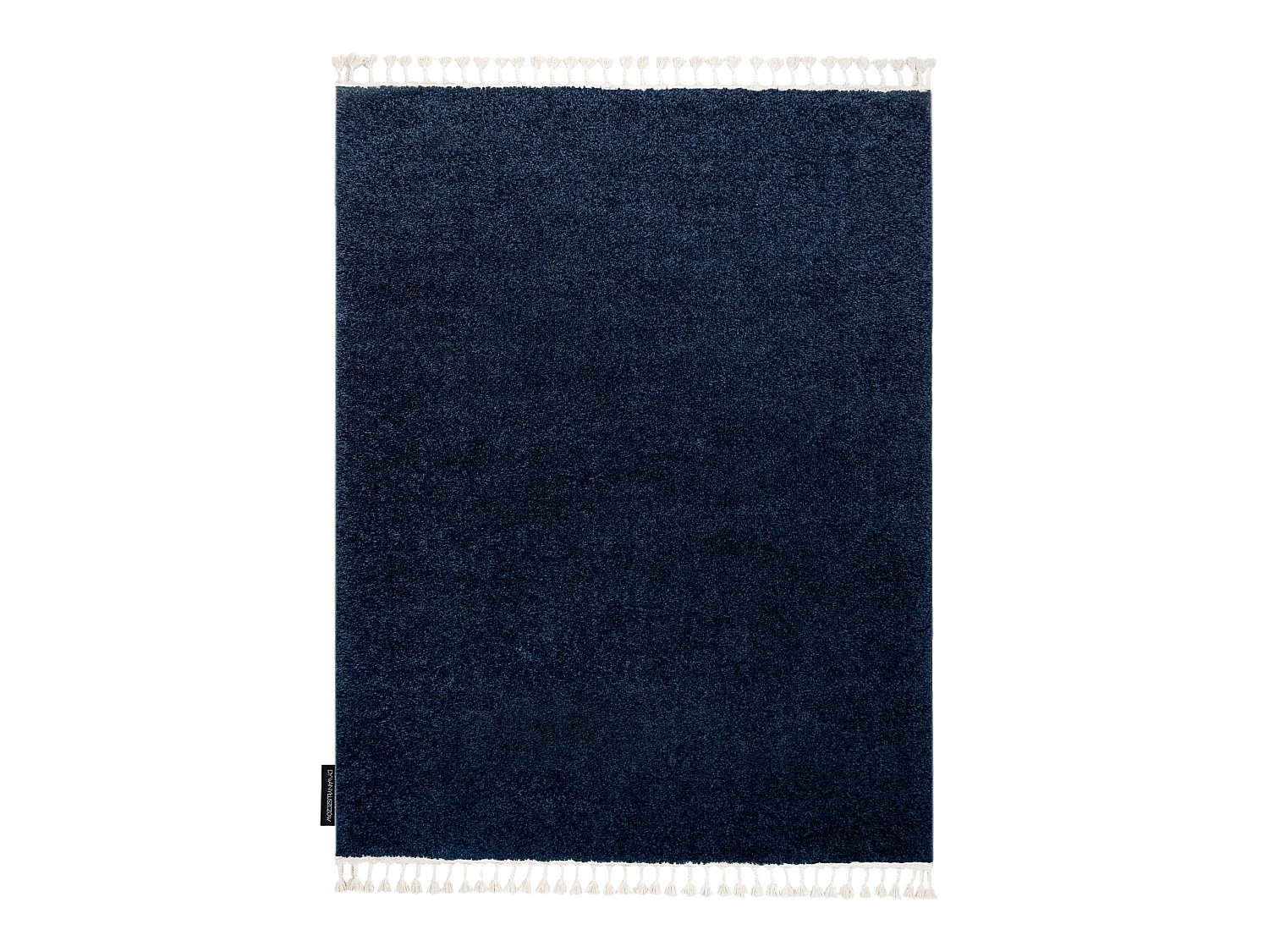 Tapis BERBER 9000 bleu foncé Franges berbère marocain shaggy 140x190 cm