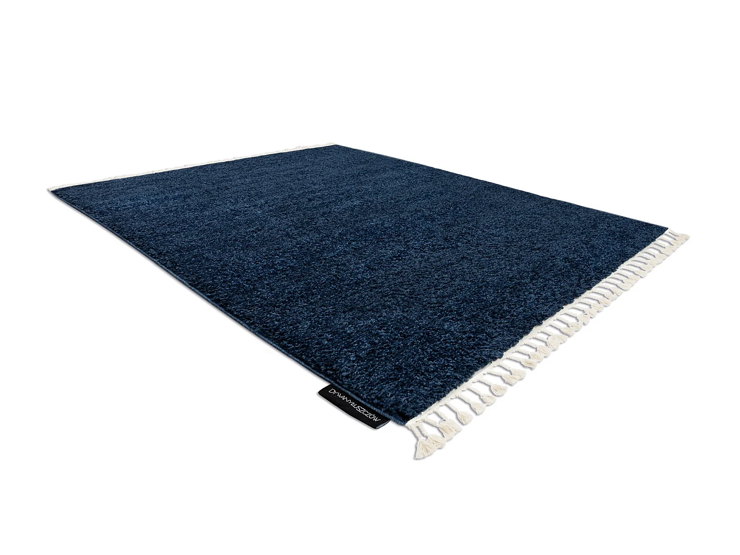 Tapis BERBER 9000 bleu foncé Franges berbère marocain shaggy 140x190 cm