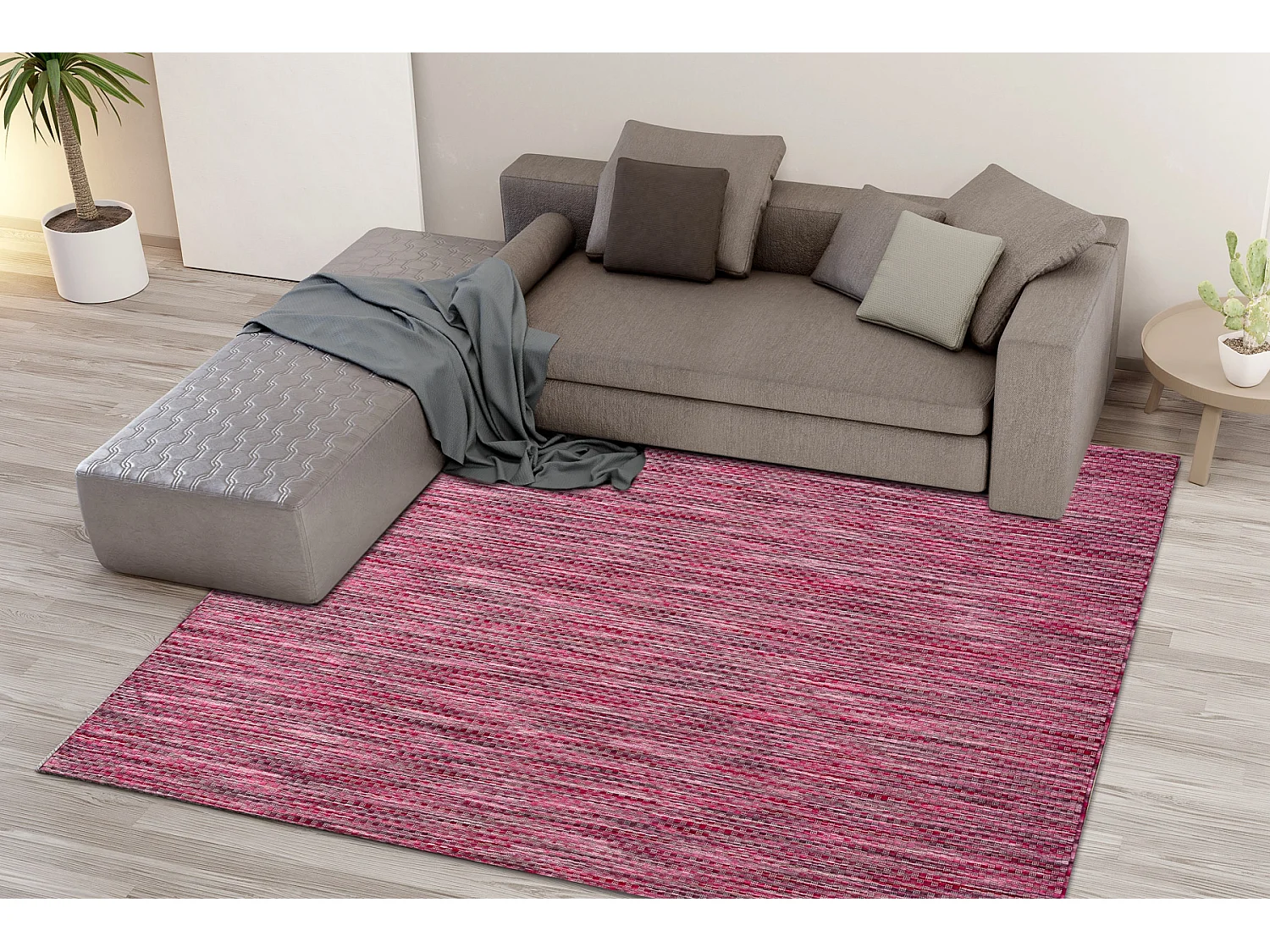 Tapijt FISY modern, SISAL 20774 melange rozekleuring 200x290 cm