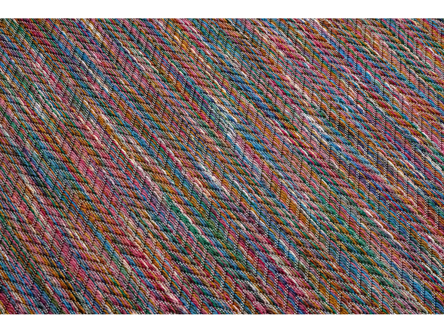 Moderno FISY tapis SIZAL 20776 Zigzag, mélange rose 120x170 cm