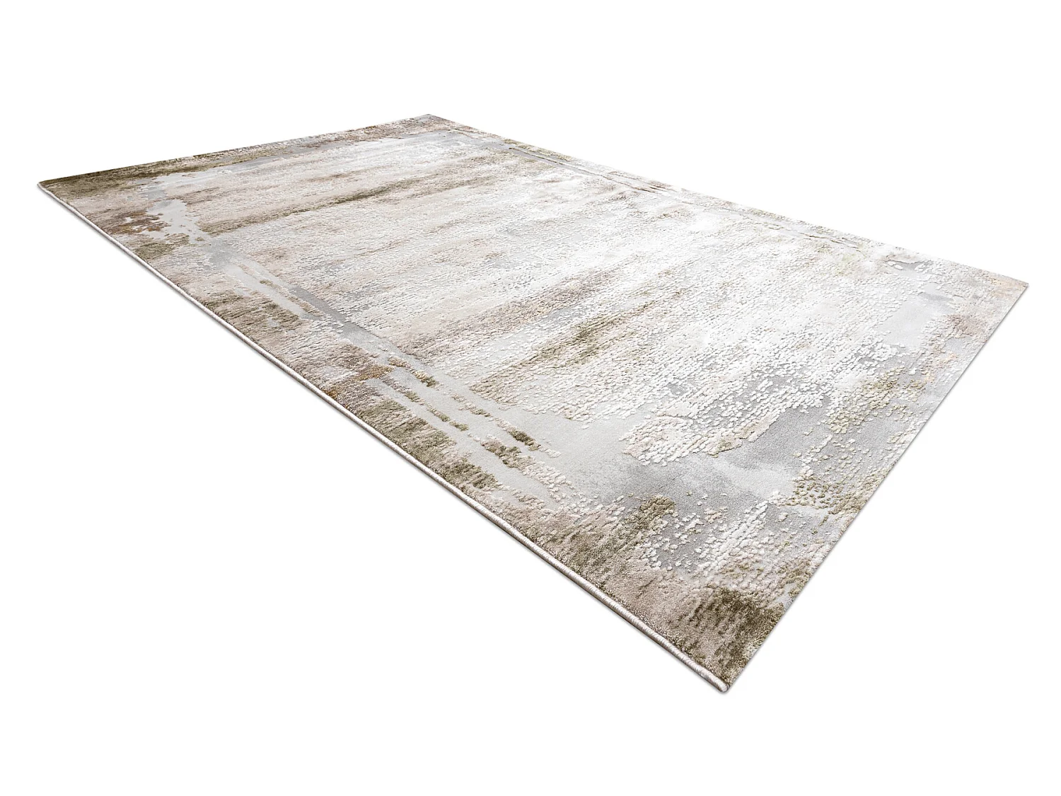 Tapijt ACRYL ELITRA 9972 Abstractie gewreven ivoor / beige  160x230 cm