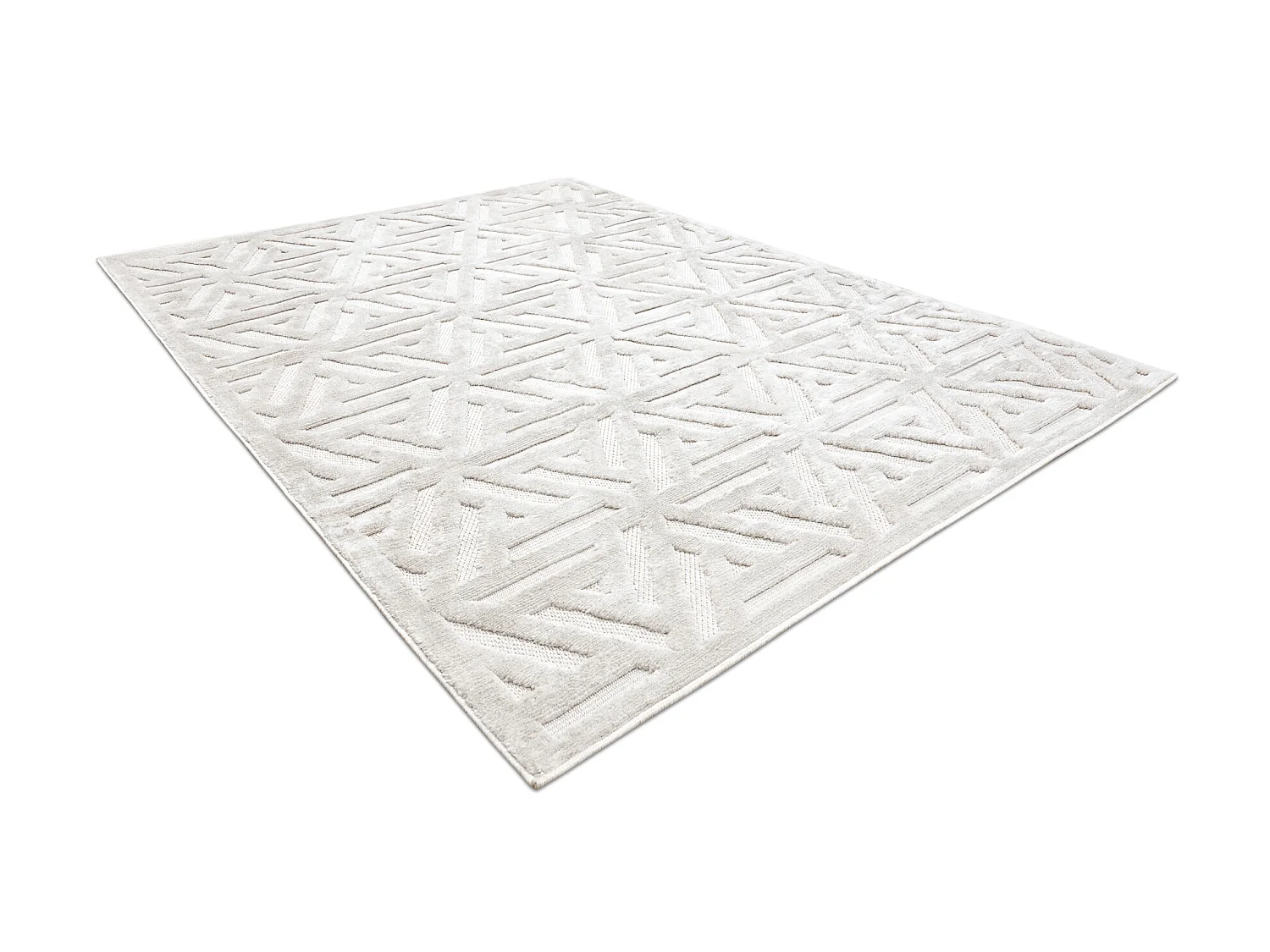 Tapijt SANTO SISAL 58503 geometrisch beige 140x190 cm