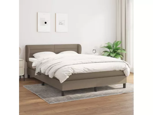 Kauf Unique Boxspringbett mit Matratze,Bett für Schlafzimmer Taupe 140x190 cm Stoff -CFW57746