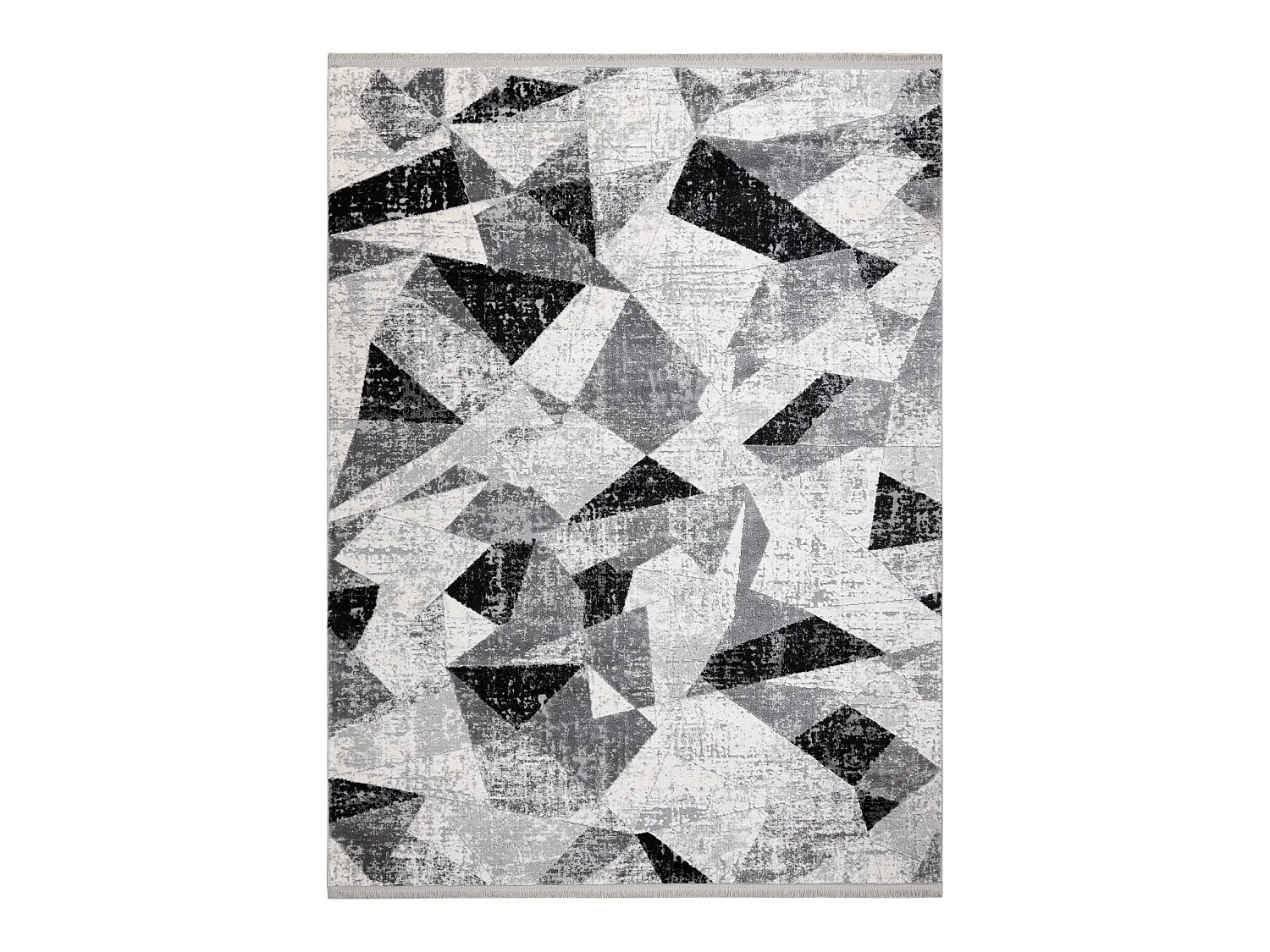 Tapijt modern TULS 51211 Geometrisch antracyt 140x190 cm
