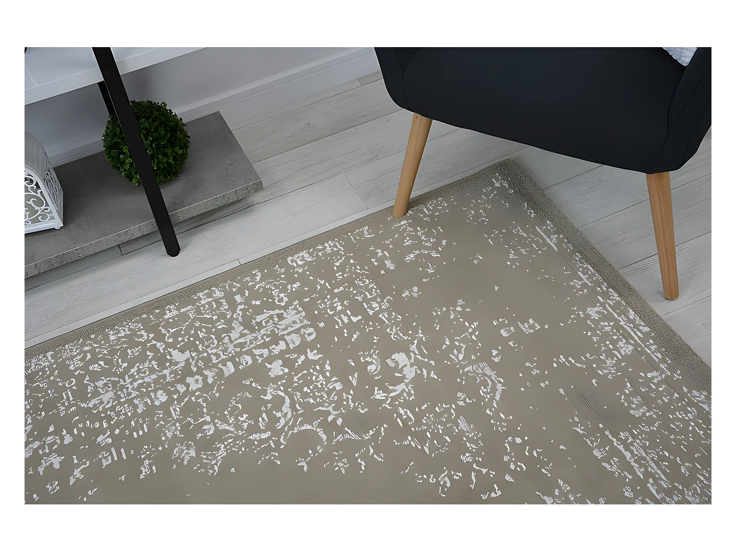 Tappeto SENSE Micro 81261 Vintage beige/bianco 80x150 cm