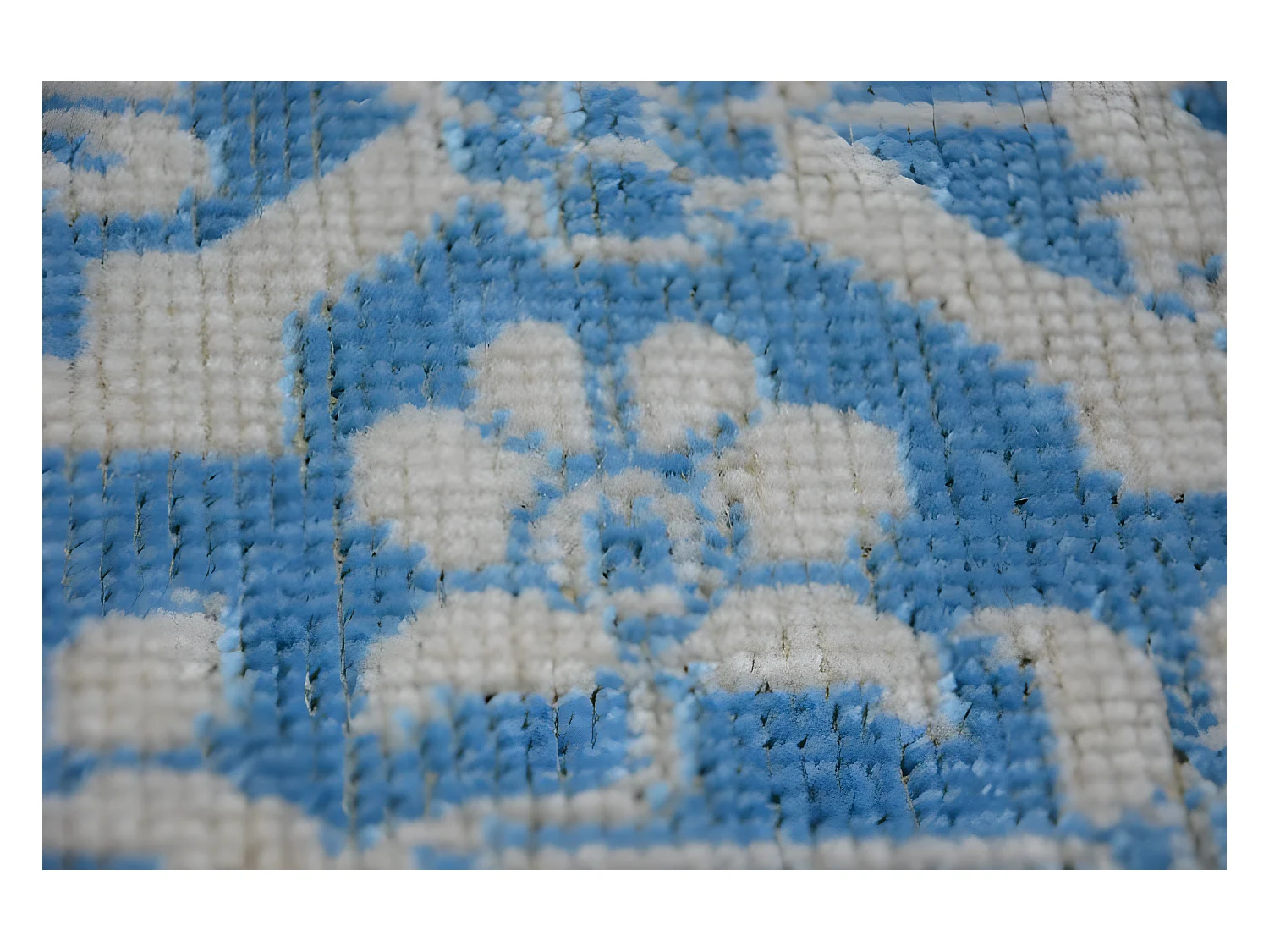 Tapijt Vintage Bloemen , 22209/543 blauw 120x170 cm