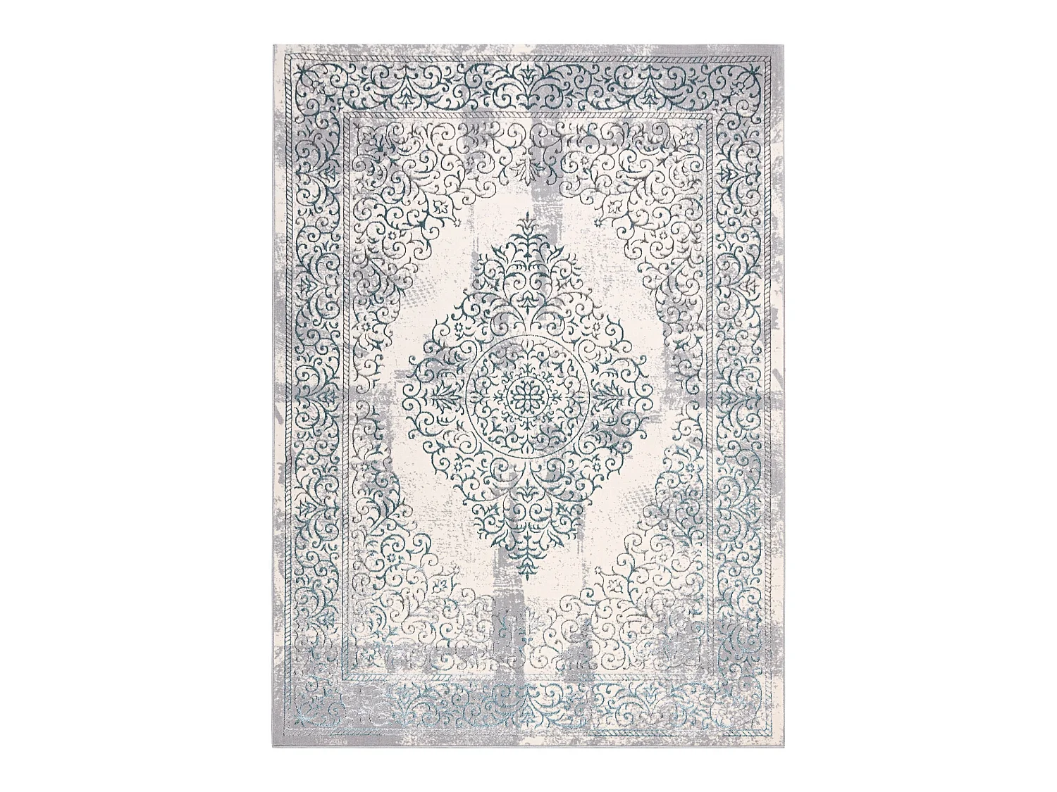 Tapis CORE W7161 Rosette Vintage - structurel, deux niveaux de molleto 140x190 cm