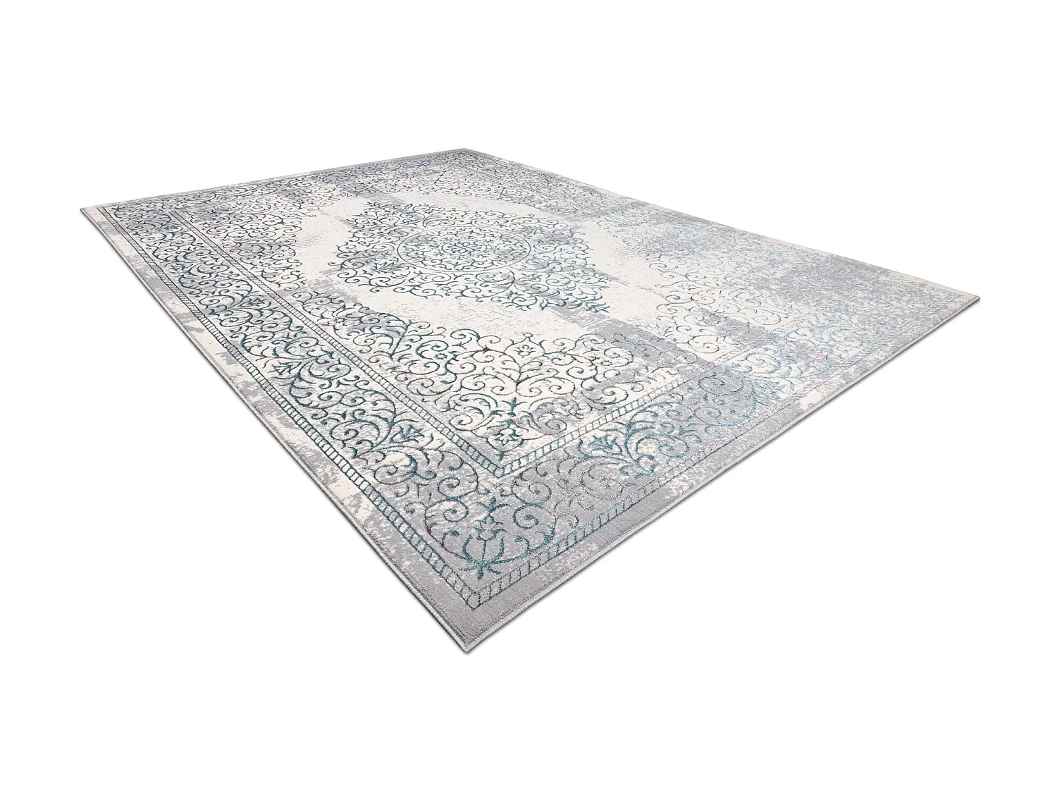 Tapis CORE W7161 Rosette Vintage - structurel, deux niveaux de molleto 140x190 cm
