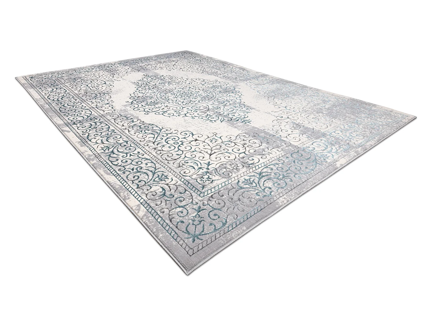 Tapis CORE W7161 Rosette Vintage - structurel, deux niveaux de molleto 140x190 cm