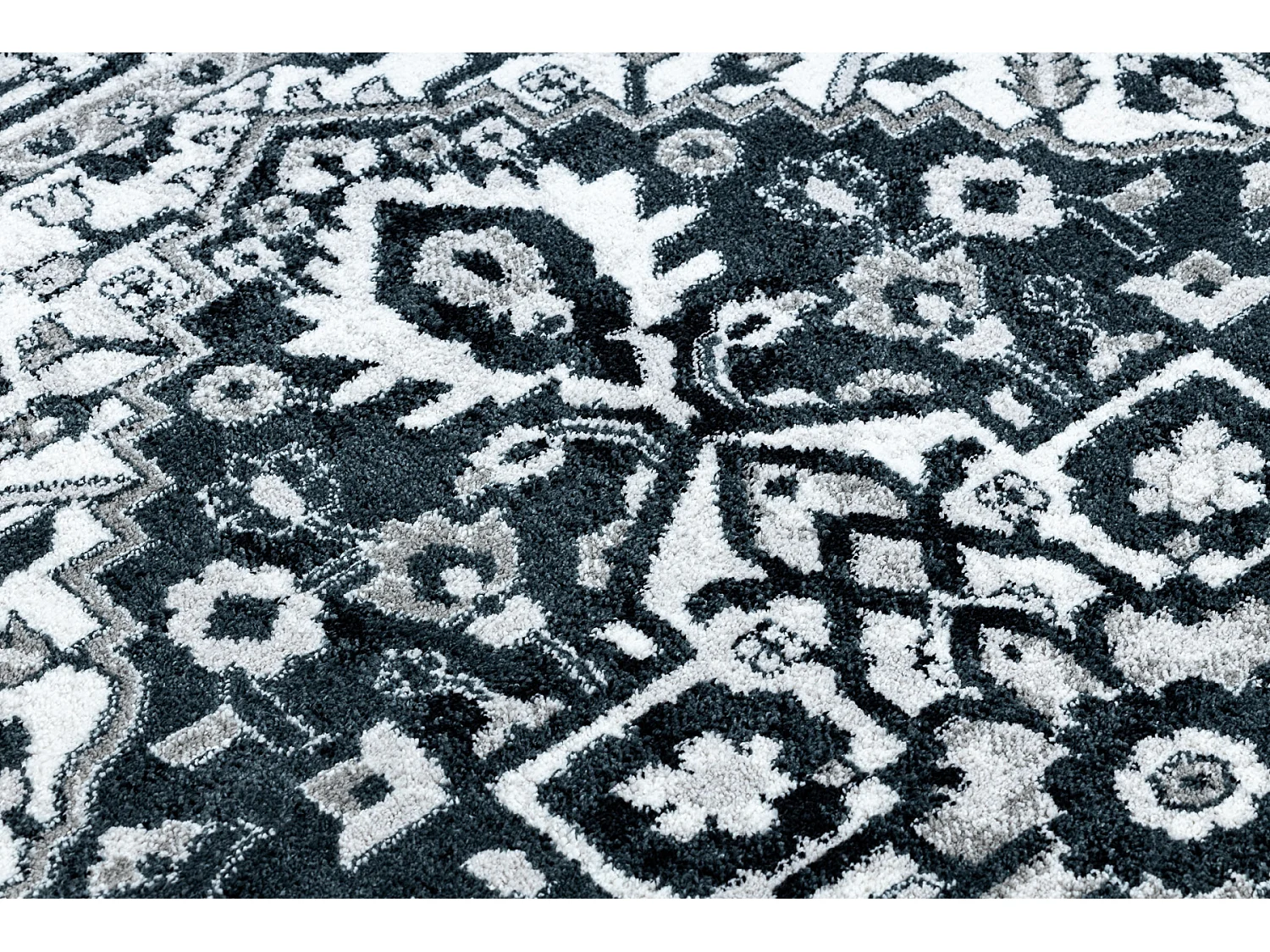 Tapijt POLI 8756A Ornament blauw 140x190 cm