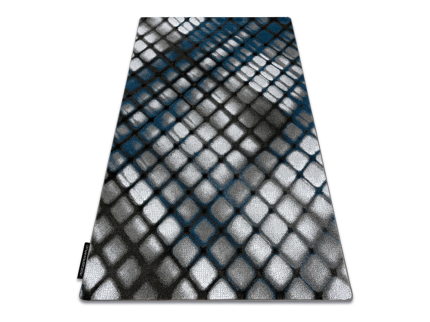 Tapis INTERO REFLEX 3D treillis bleu 80x150 cm