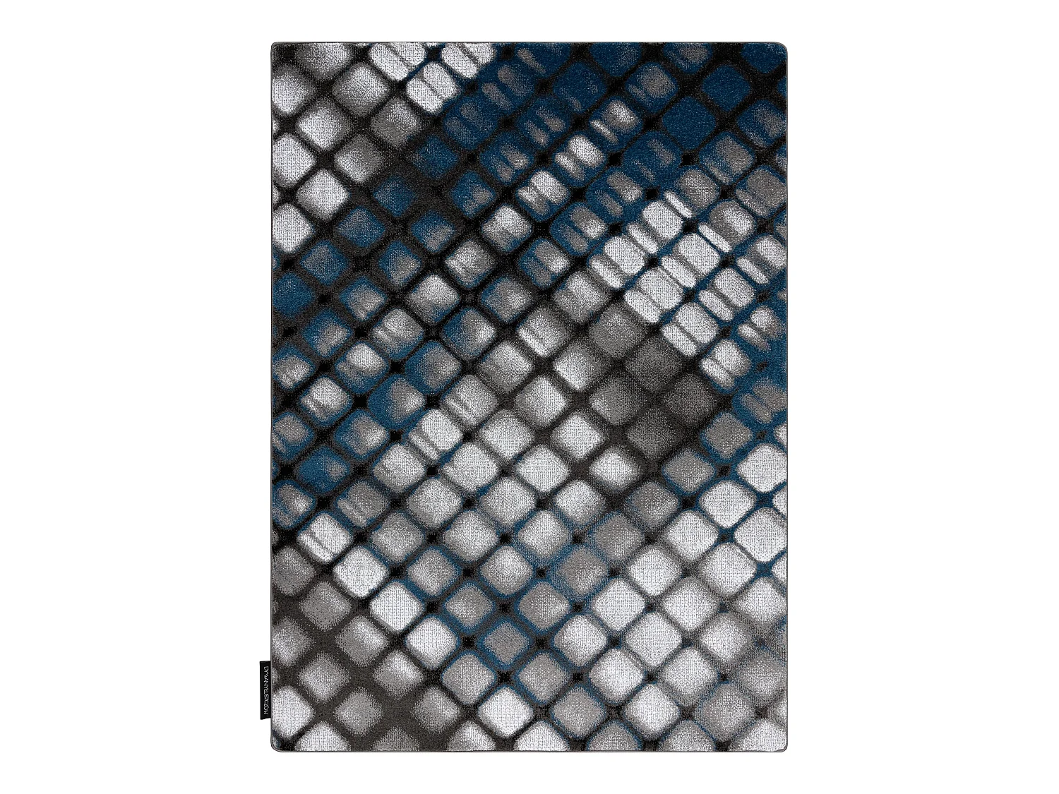 Tapis INTERO REFLEX 3D treillis bleu 80x150 cm