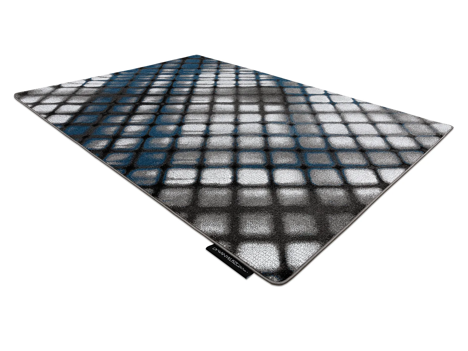 Tapis INTERO REFLEX 3D treillis bleu 80x150 cm