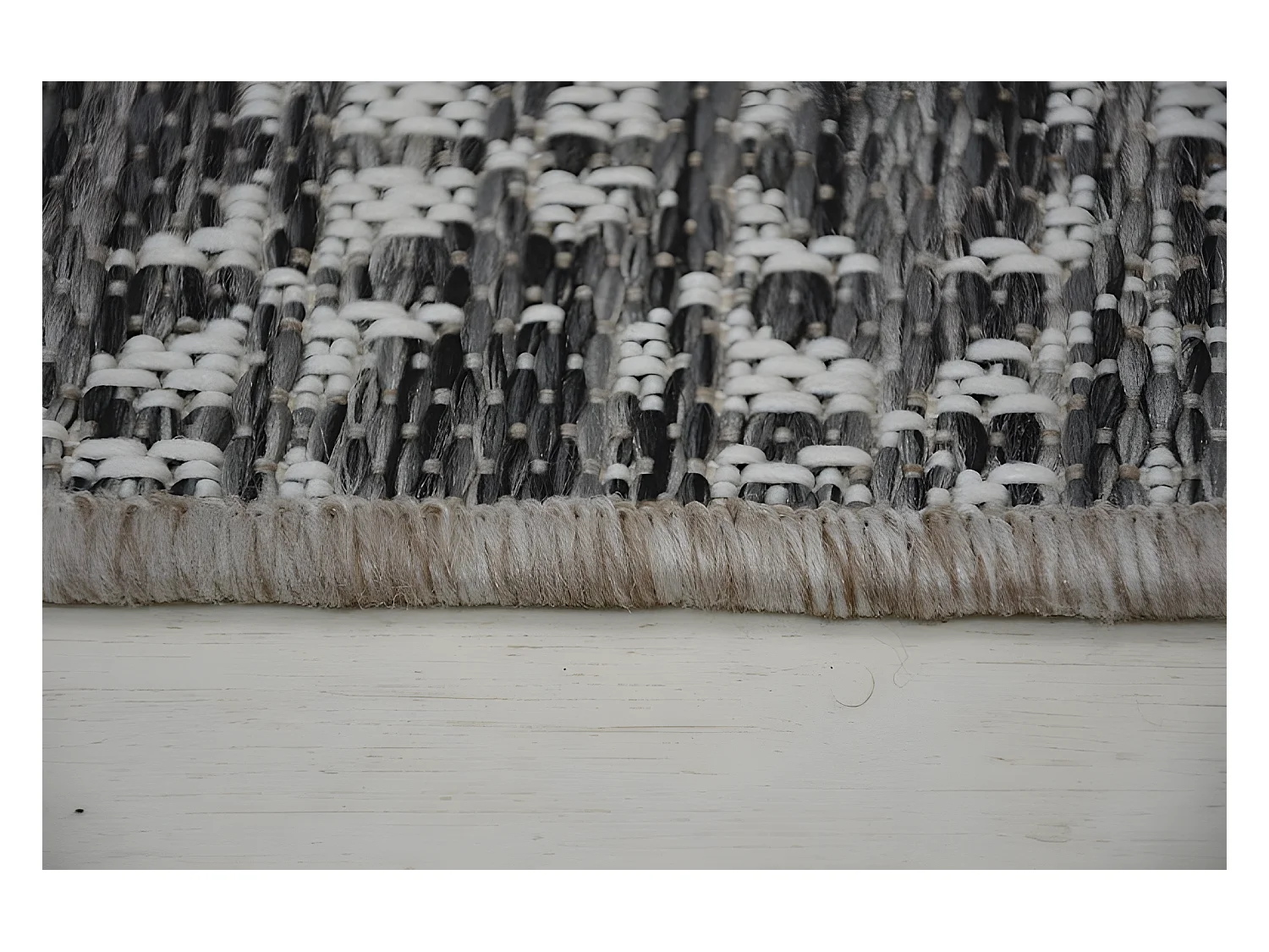 Tapis EN CORDE SIZAL LOFT 21145 BOHO ivoire/argentin/gris 160x230 cm