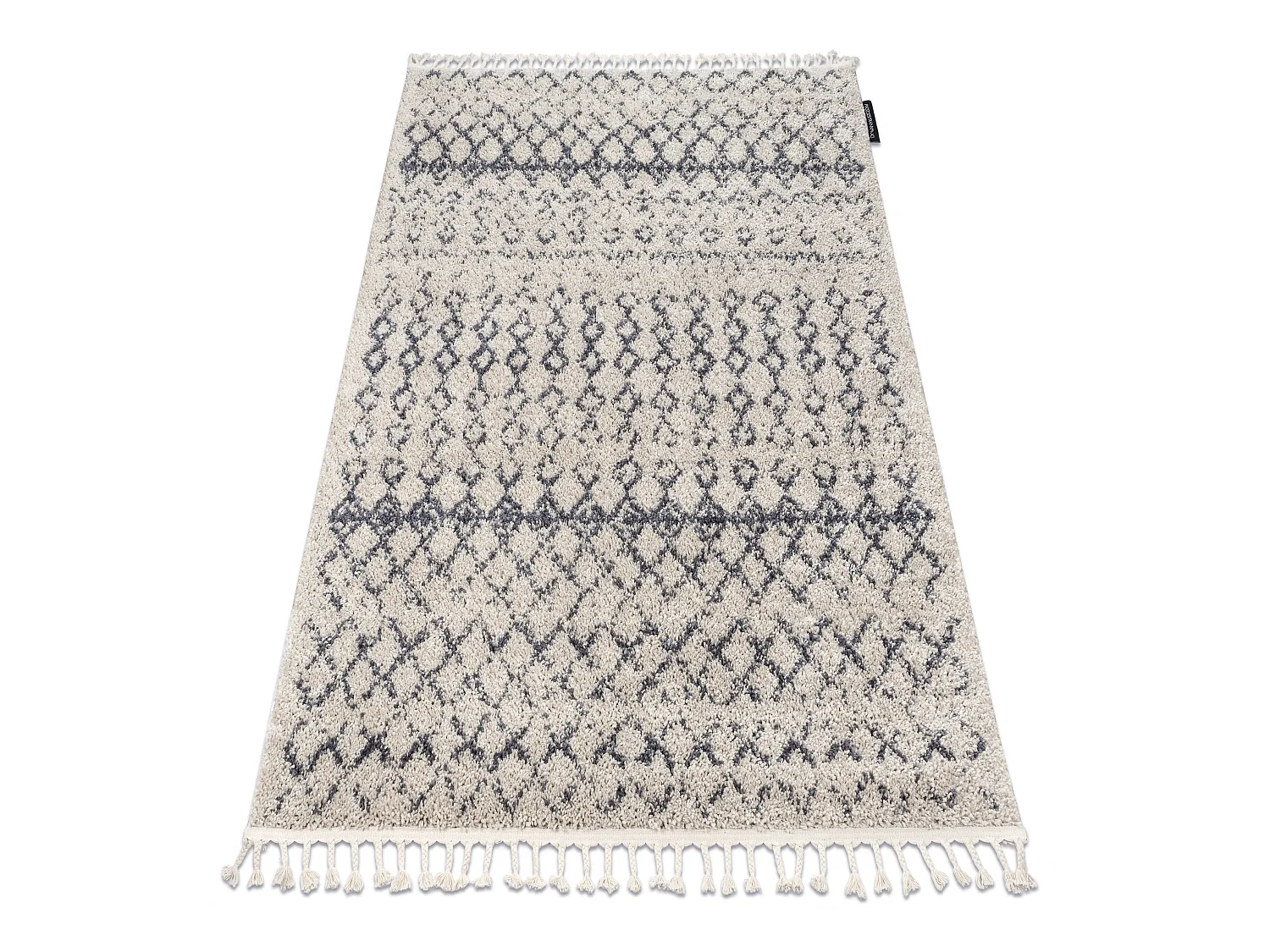 Tapijt BERBER AGADIR G0522 crème / grijskleuringrand , Barber , marok 80x150 cm