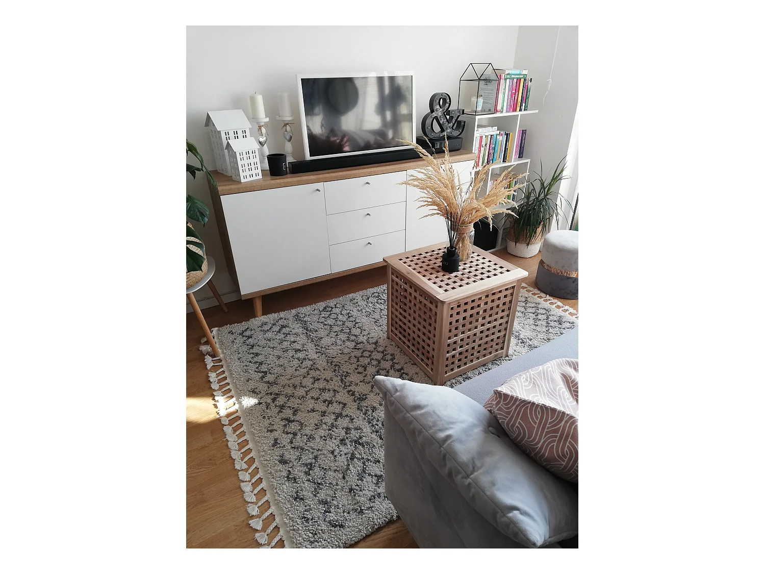 Tapijt BERBER AGADIR G0522 crème / grijskleuringrand , Barber , marok 80x150 cm