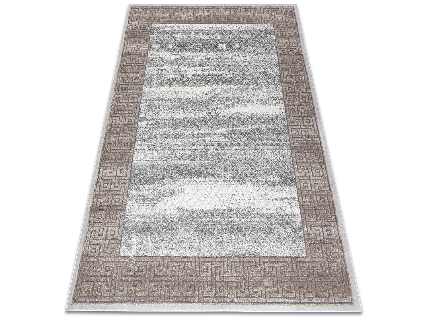 Tapijt NOBLE modern 1512 67 Kader, Grieks vintage gewreven - Structure 80x150 cm