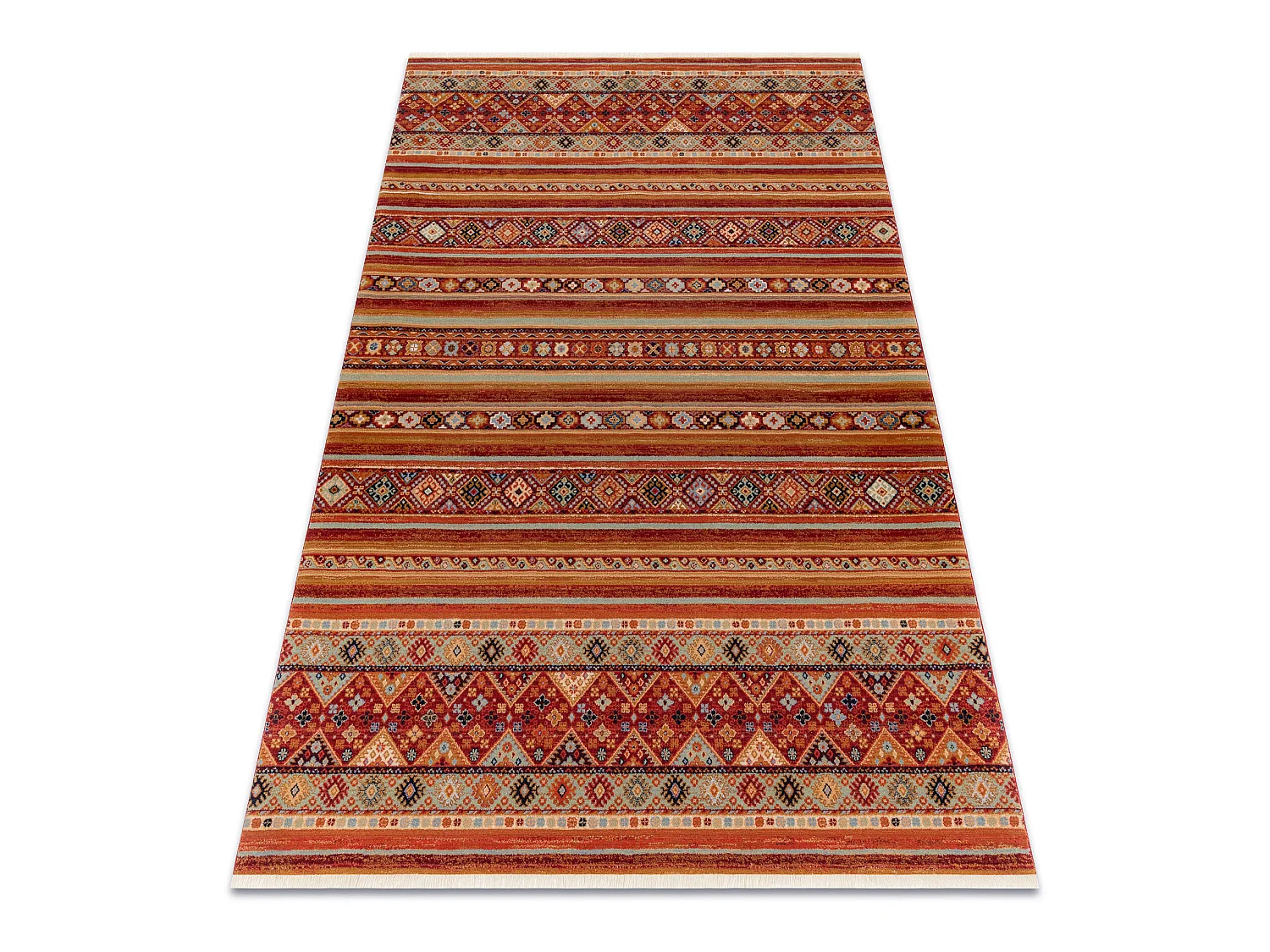 Tapis KESHAN franges, oriental 7685/53578 terre cuite 160x230 cm