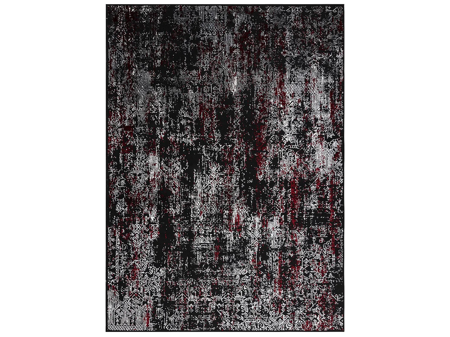 Tapijt VINCI 1524 modern Ornament vintage gewreven - Structureel antra 120x170 cm