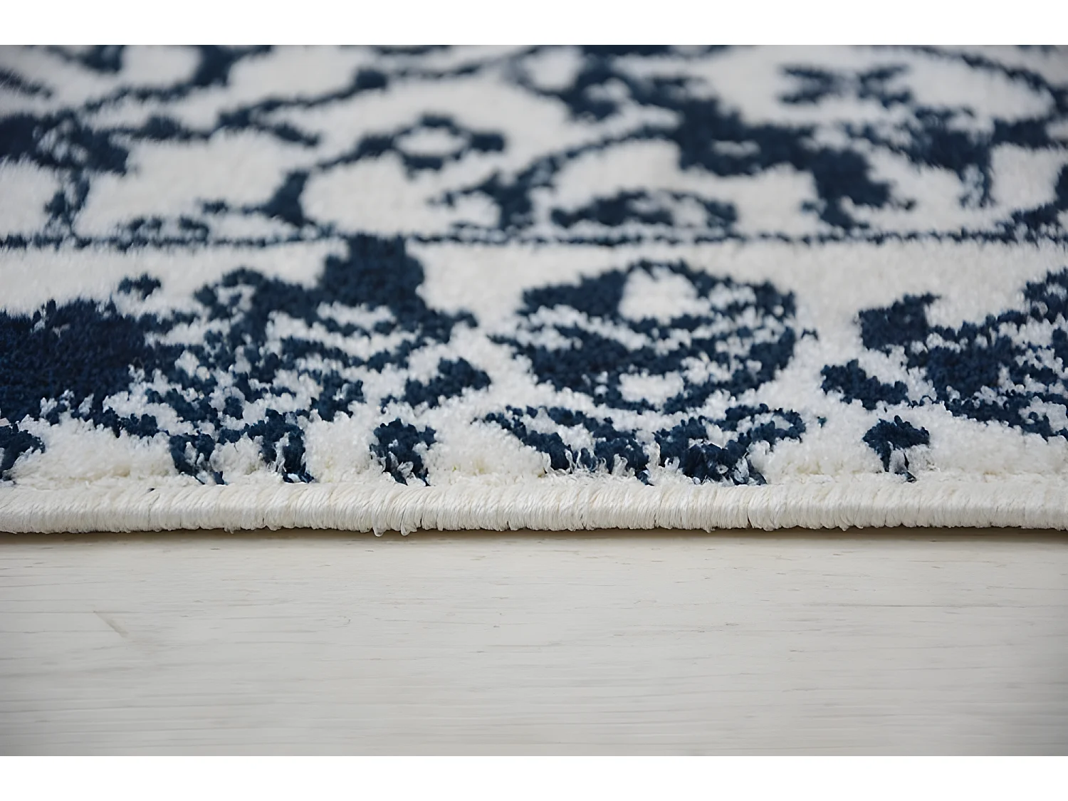 Tapijt SENSE Micro 81260 - Vintage wit/blauw 120x170 cm