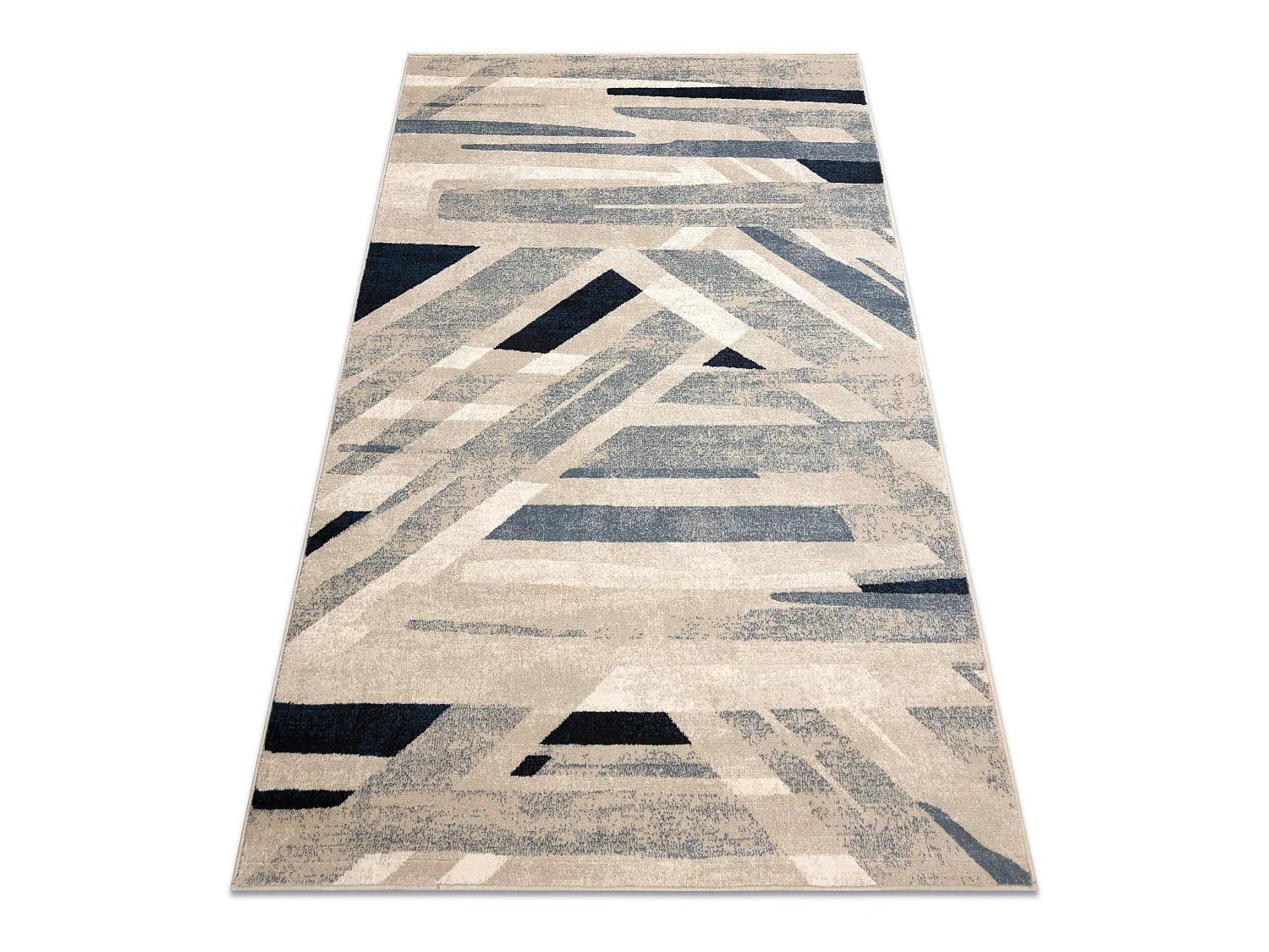 Tappeto NAIN Geometrico 7706/51955 beige / blu 120x170 cm
