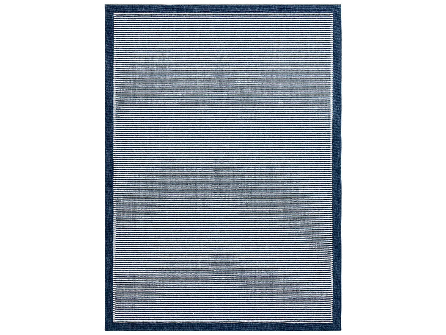 Tapijt SPRING 20411994 lijnen , kader Sisal , lus - blauw 120x170 cm