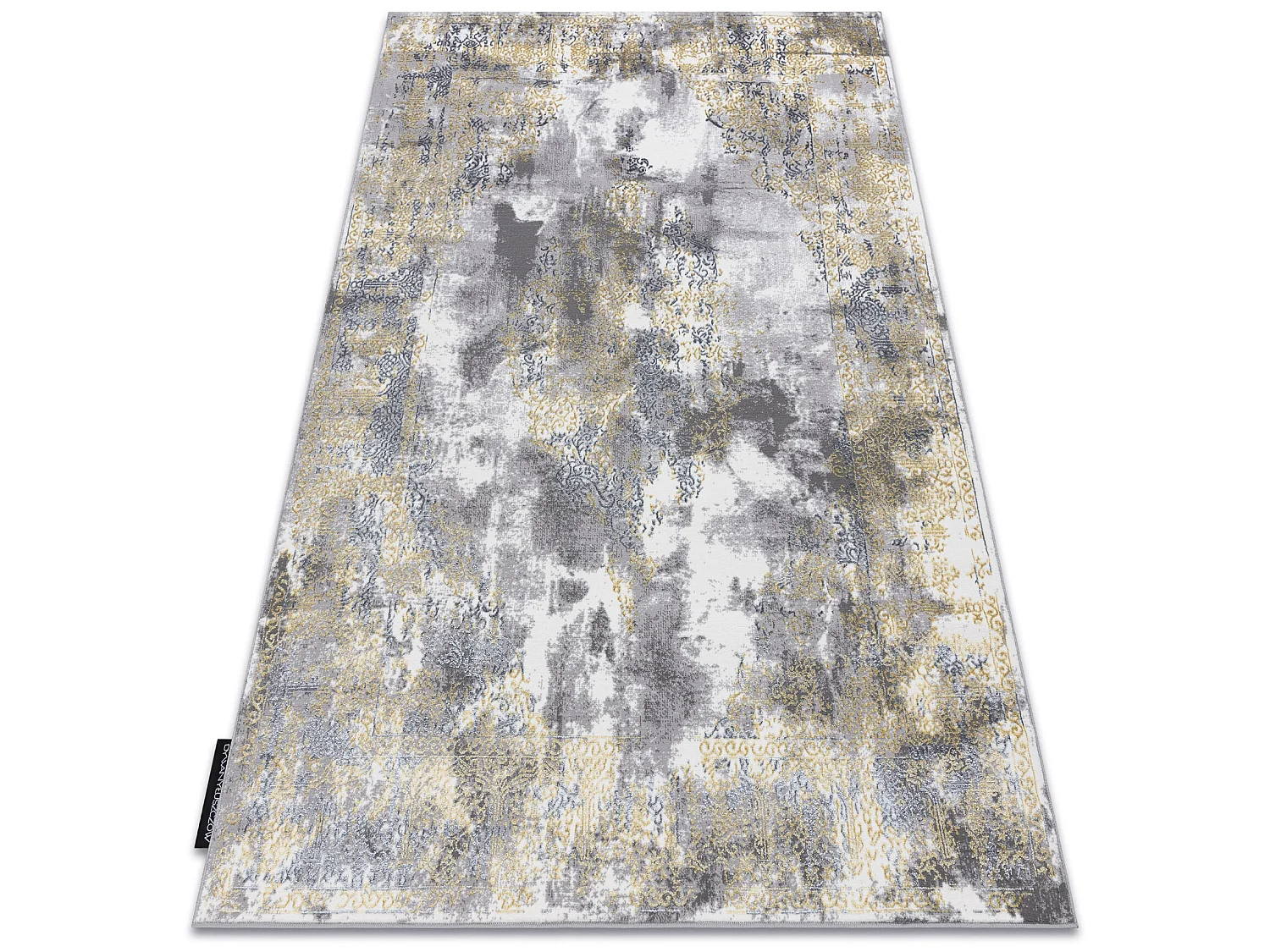 Tapijt DE LUXE modern 6754 Ornament vintage gewreven - Structureel cr� 140x190 cm