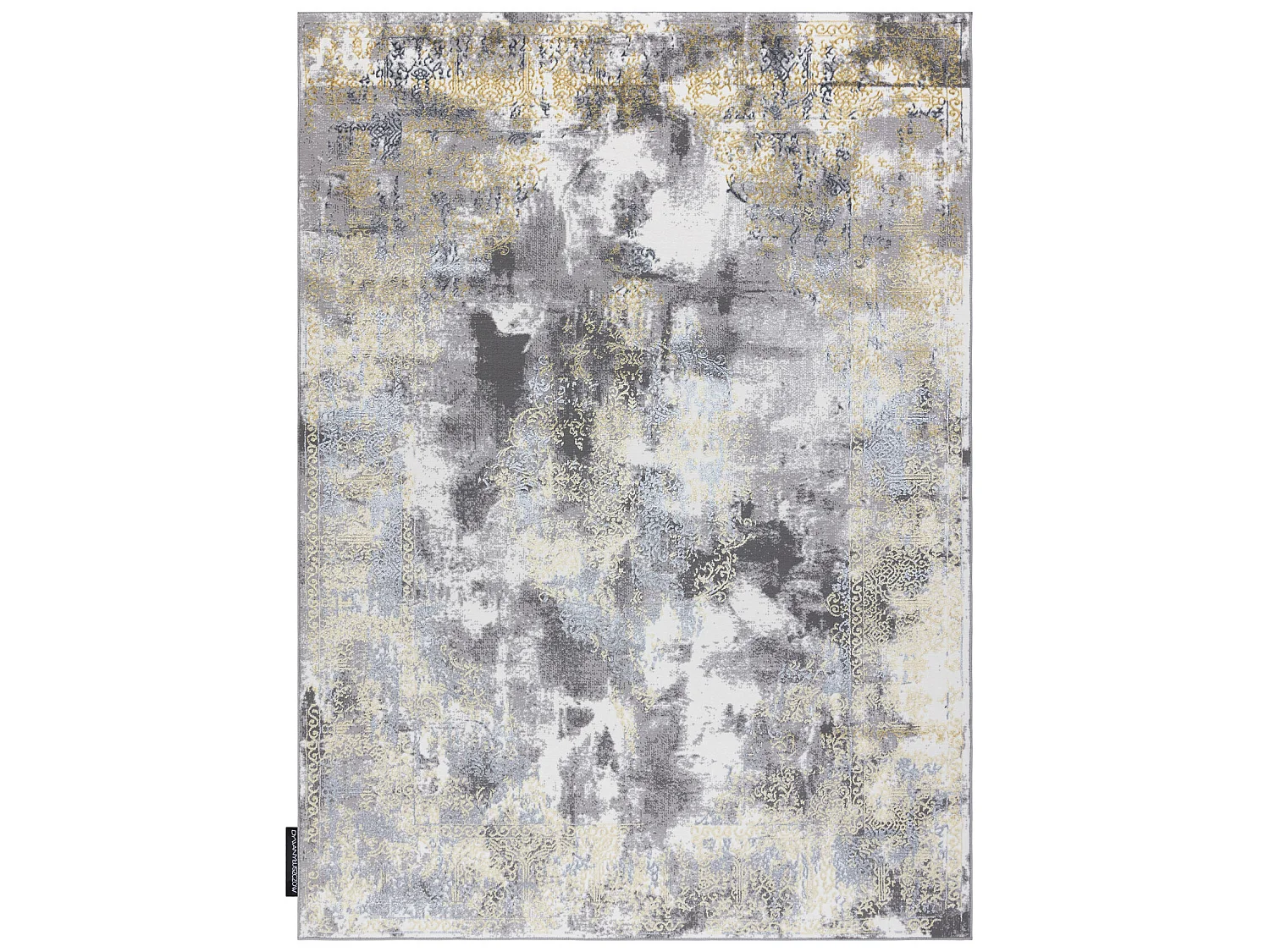 Tapijt DE LUXE modern 6754 Ornament vintage gewreven - Structureel cr� 140x190 cm