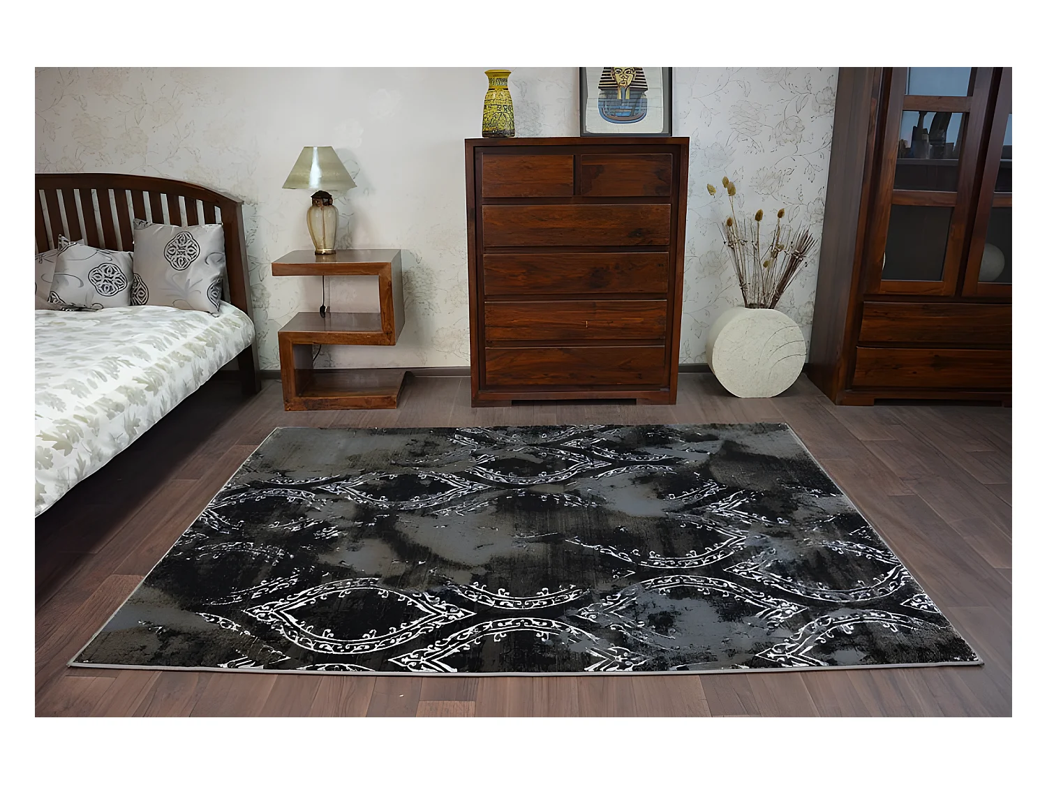 Tapis VOGUE 093 Noir/Marron 200x290 cm