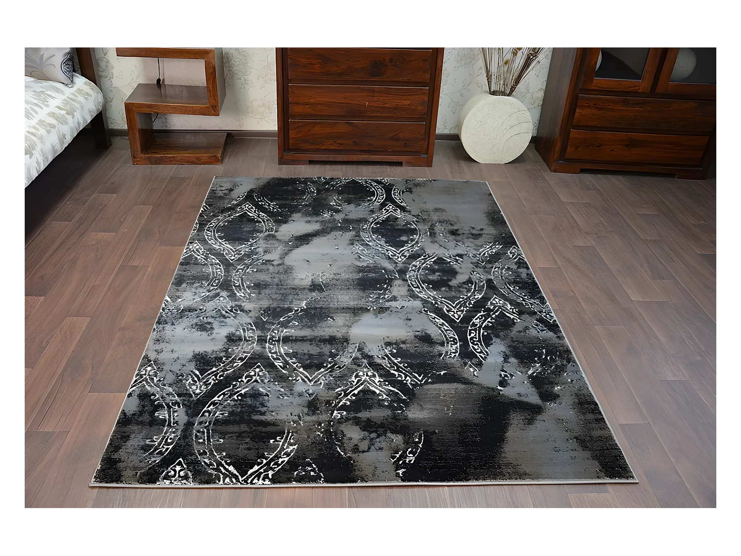 Tapis VOGUE 093 Noir/Marron 200x290 cm