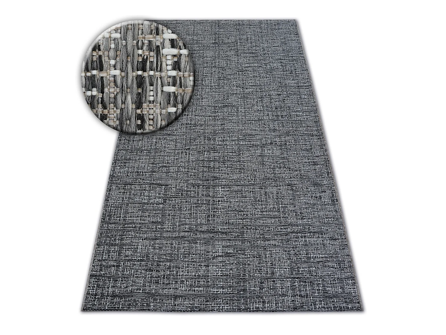 Sisal tapijt SISAL LOFT 21126 MELANGE zilver/ivoor/grijsekleuring 160x230 cm