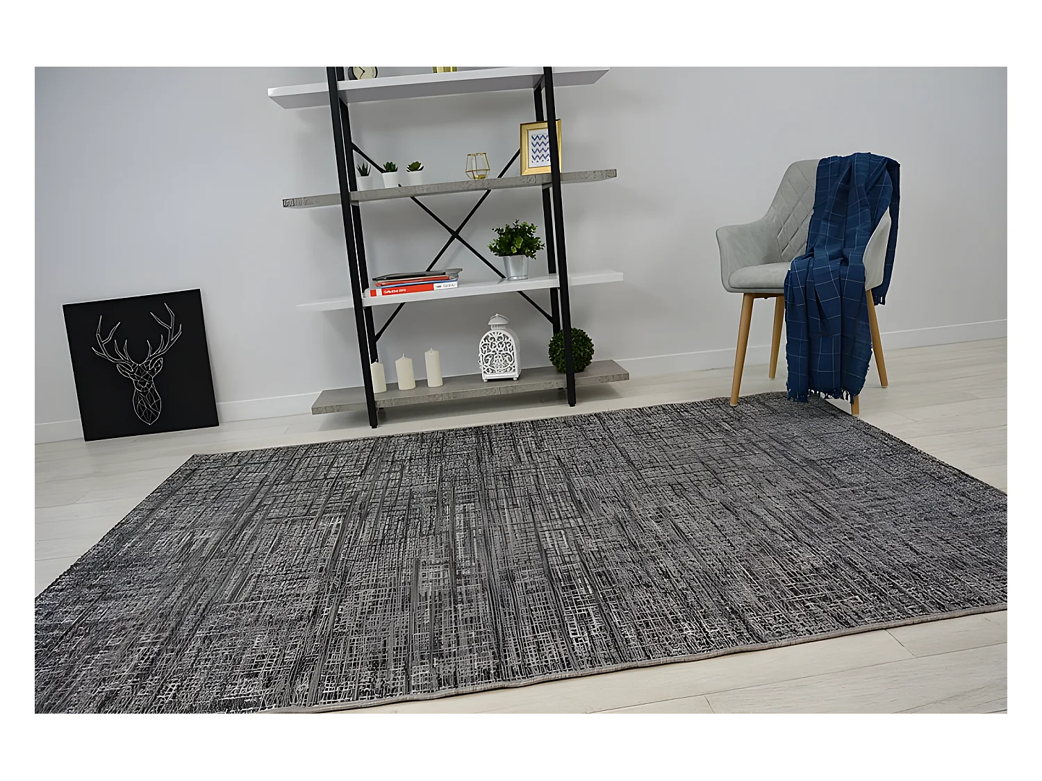 Sisal tapijt SISAL LOFT 21126 MELANGE zilver/ivoor/grijsekleuring 160x230 cm