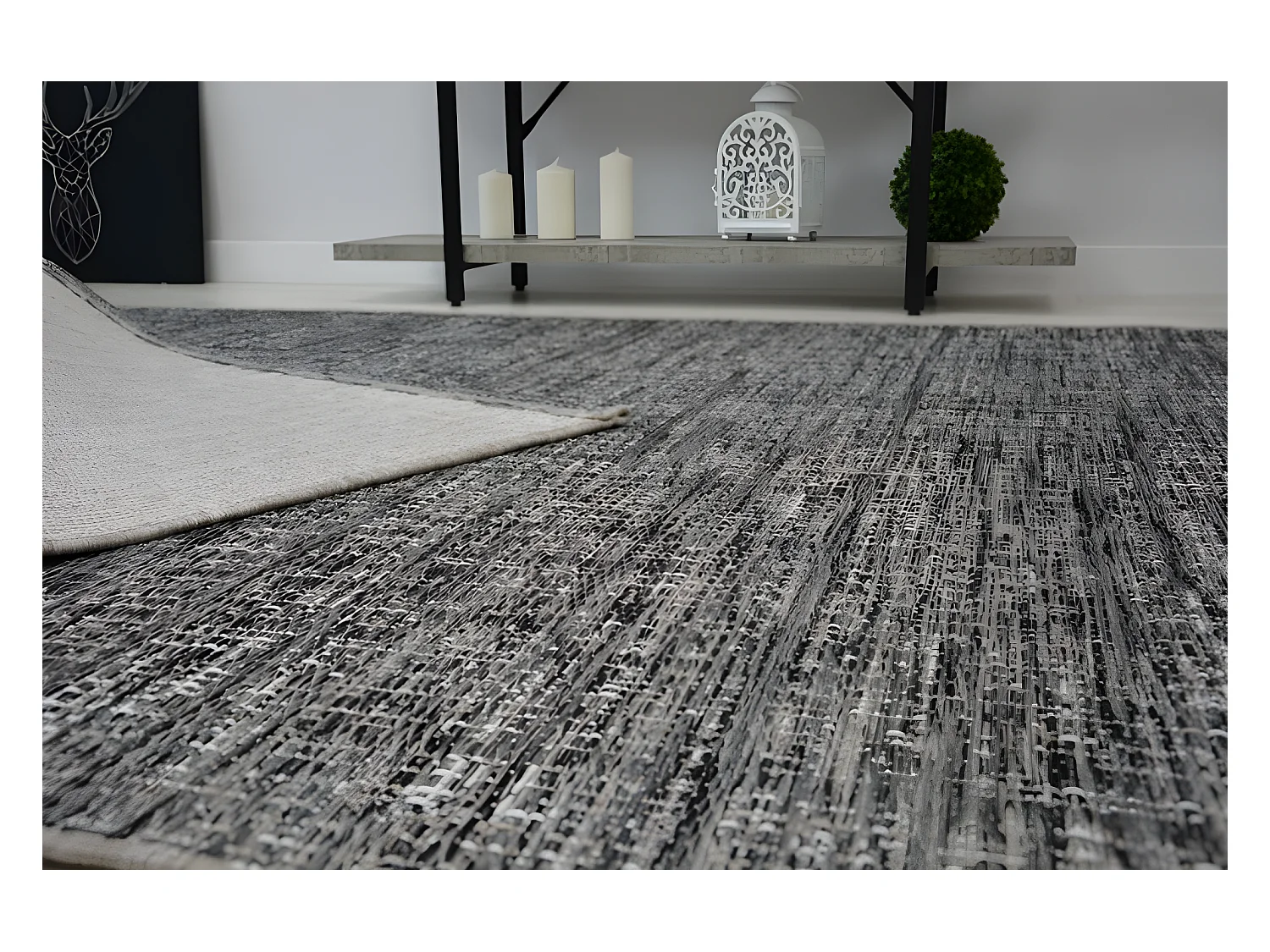 Sisal tapijt SISAL LOFT 21126 MELANGE zilver/ivoor/grijsekleuring 160x230 cm