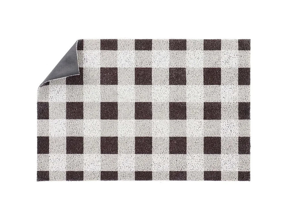 Tapis dessous de paillasson à motifs Carreaux