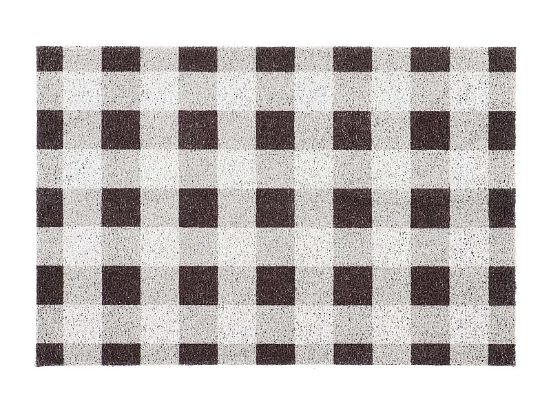 Tapis dessous de paillasson à motifs Carreaux