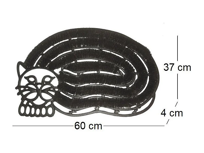 Paillasson chat en fonte
