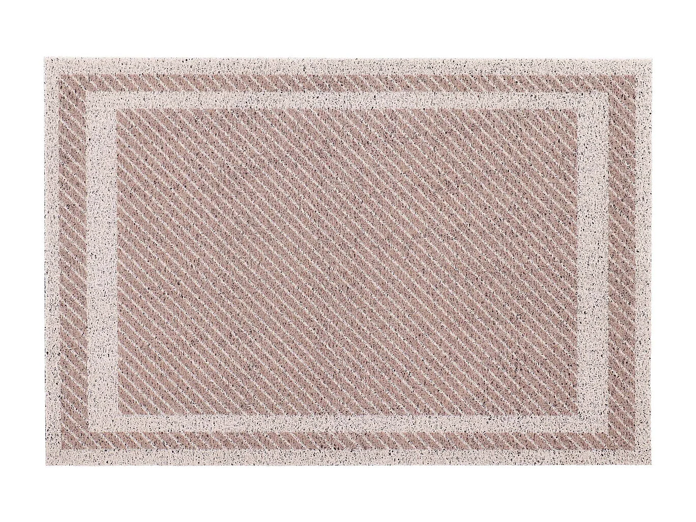 Tapis dessous de paillasson à motifs Cadre