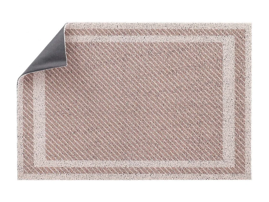 Tapis dessous de paillasson à motifs Cadre