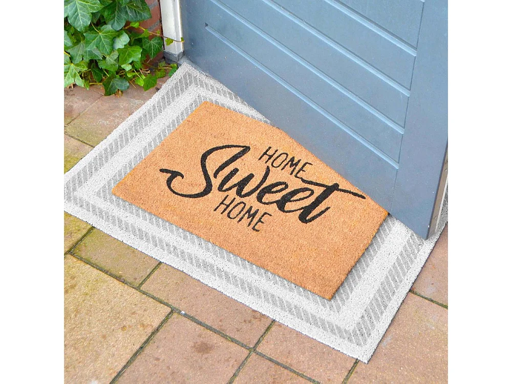 Tapis dessous de paillasson à motifs Cadre