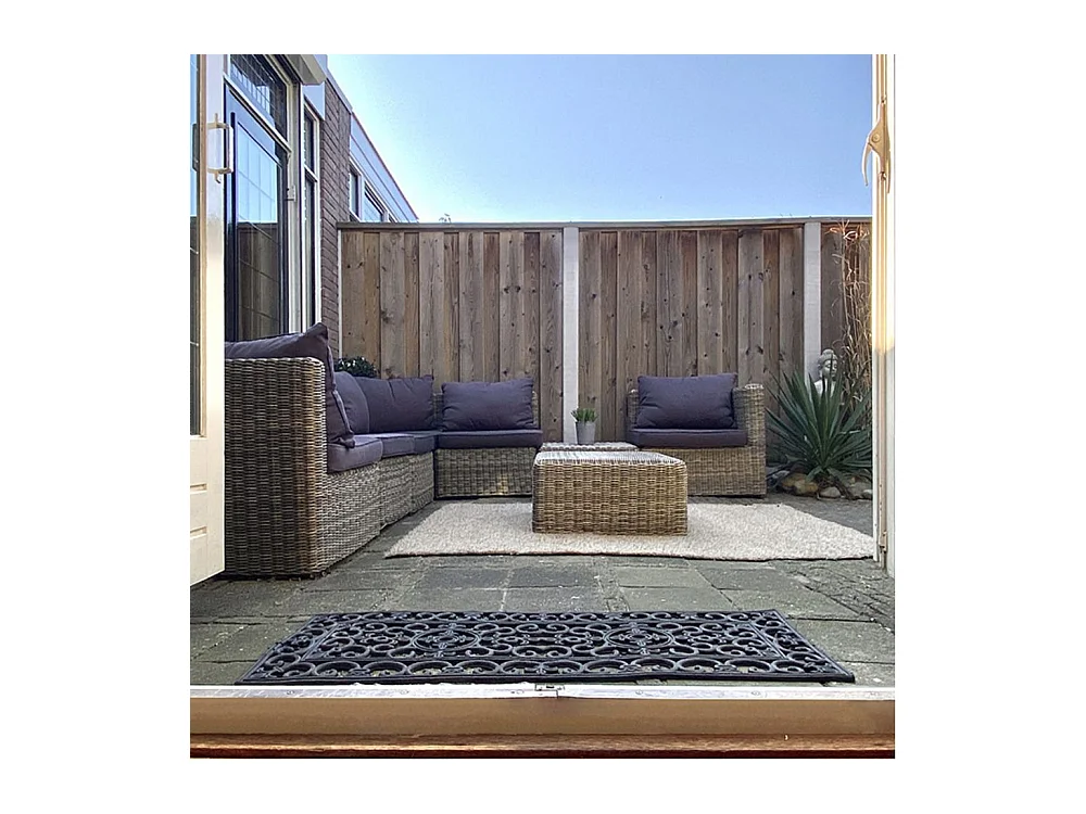 Paillasson en caoutchouc style victorien