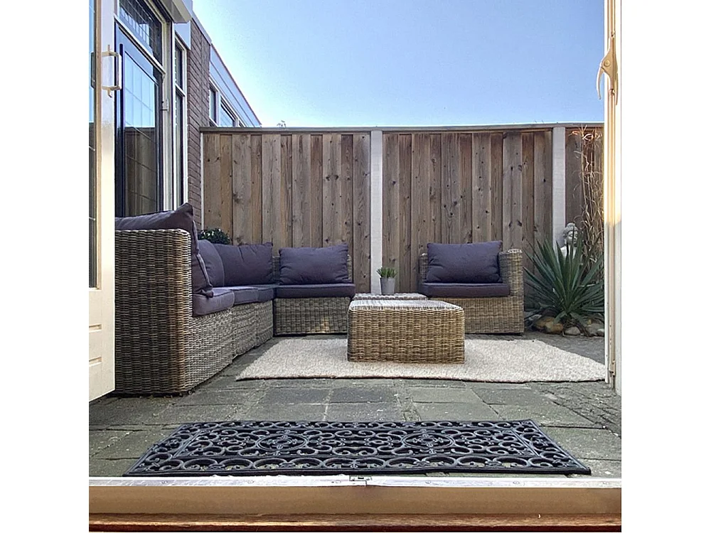 Fußmatte aus Gummi im viktorianischem Stil