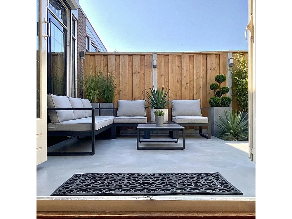 Fußmatte aus Gummi im viktorianischem Stil