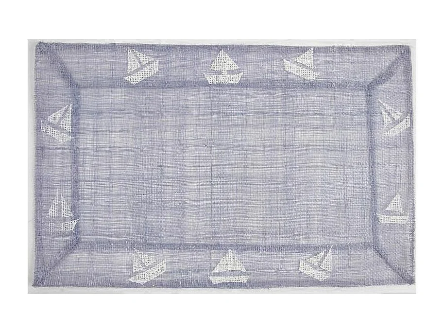 Lot de 6 sets de table en sinamay Petit bateau