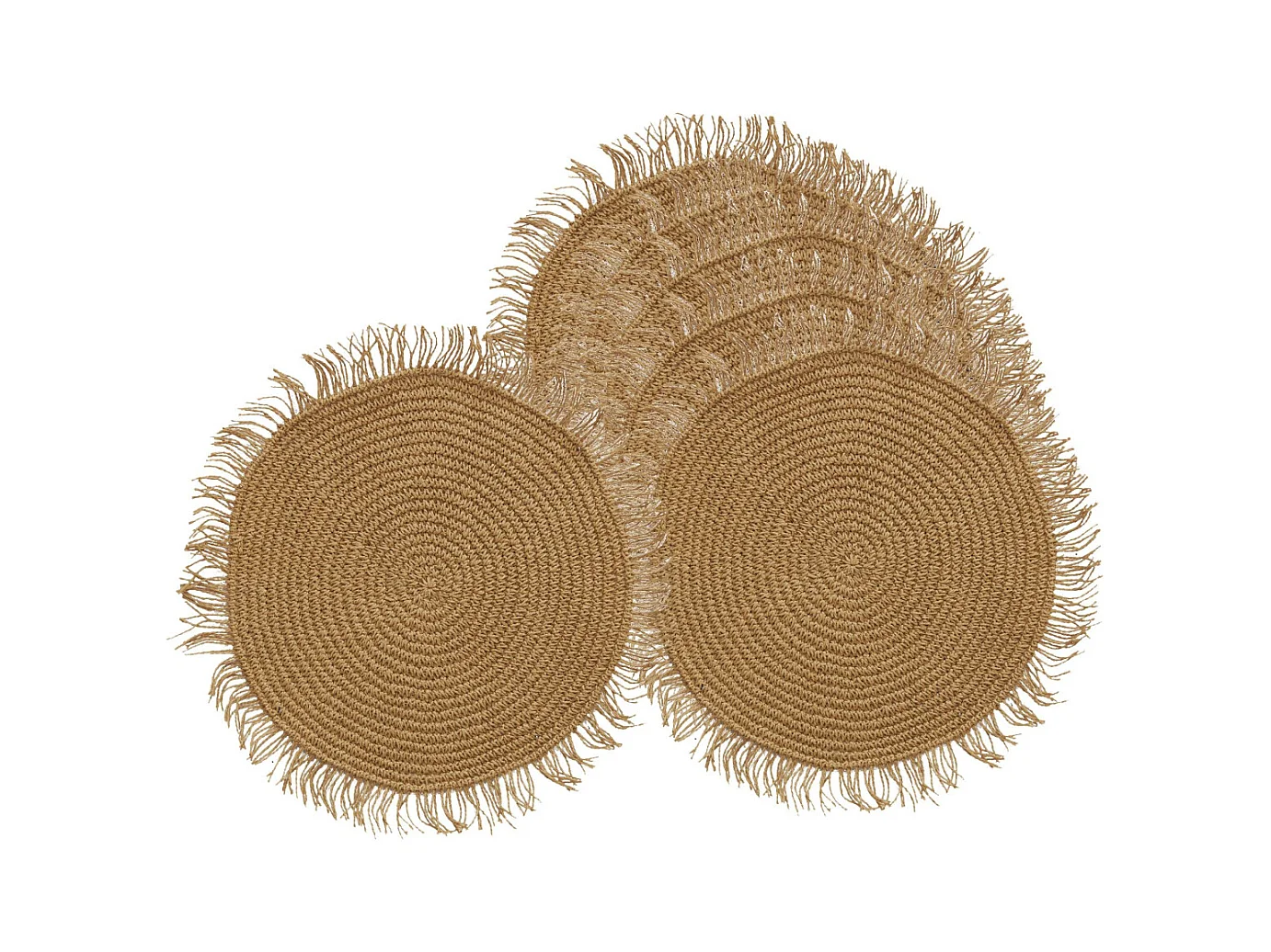 Sets de table en raphia (lot de 6)